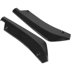 Rear Diffuser 1 Pair of Car Universal Rear Bumper Installed at Bottom for Lip Diffuser Splitter Canard Protector Rear Canards (Black)