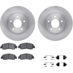 Dynamic Friction Company Front Brakes Pads and Rotors Kit| Front Brakes Rotors| 5000 Advanced Front Rotors and Brake Pads Kit| Brake Kit|Hardware| Fit 2018-2024 Mitsubishi Eclipse Cross