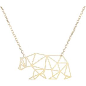 NOUMANDA Cute Polar Bear Pendant Necklace Delicate Bear Nature Animal Elements Fashion Jewelry Gifts