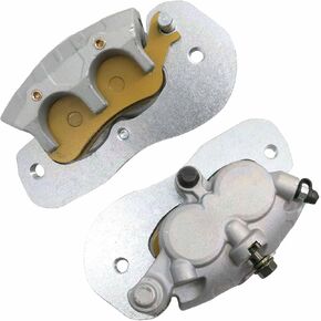 705601462+705601463 Front Brake Calipers&Sintered Pads Compatible with 2017-2022 Can Am Maverick Trail/Sport/X3, 2016-2022 Defender Max/Pro, 2021-2022 Commander 1000/700 Replace 705601887+705601888