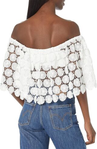 Trina Turk Bardot Off Shoulder Top-Casual, Loose Fitting, Bathing Suit Cover Ups for Women in Saudi Arabia