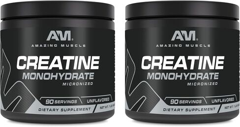 Micronized Creatine Monohydrate | 90 Servings | 5000 mg Per Serving | 1 Lb (453.5 Grams) | Ideal Pre & Post Workout Supplement | Unflavored in Saudi Arabia