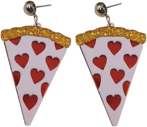 Unique Acrylic Food Cake Drop Dangle Earrings Imitate Ice Cream Resin Sweet Love Heart Donuts Colorful Funny for Women Party Cartoon Exaggerated Statement Jewelry in Kuwait