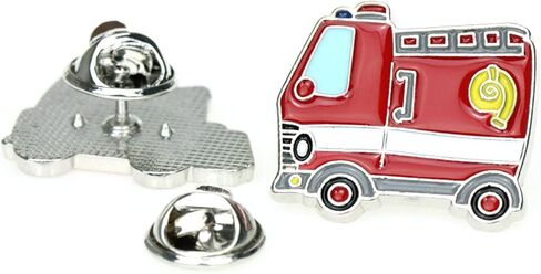 5 PCS Car Brooch Pins Cute Enamel Brooch Pins Funny Pins Ambulance Fire Truck Taxi Police Car Lapel Pins for Teachers for Backpack Badges Clothing Bags Jackets in Kuwait