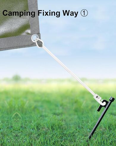 Small Bungee Cords with Hooks 10 Inch - 25 Pcs Short Heavy Duty Tarpaulin Bungees for Tarp, Camping, Tent (White) in Saudi Arabia