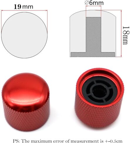 3 قطع من مقابض الجيتار المعدنية المزخرفة، مقابض التحكم في درجة الصوت، مقابض القبة لمذيع الحاجز جيبسون ليه بول، جيتار كهربائي باس، يناسب 18 خطًا خشنًا (أسود) in Kuwait