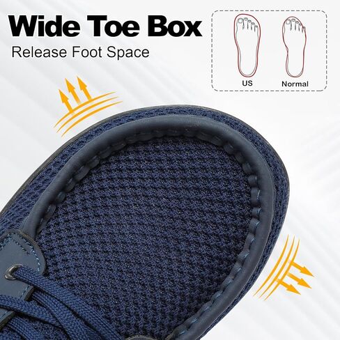 أحذية BARERUN للرجال حافي القدمين سهلة الارتداء للمشي بمقدمة واسعة أحذية الجري أحذية رياضية كاجوال عصرية مريحة وخفيفة الوزن للرجال أحذية بدون كعب مناسبة للعمل للقيادة والركض والزفاف ومكتب الكنيسة in Kuwait