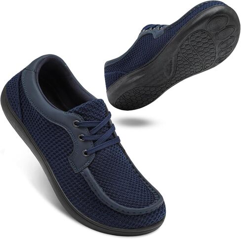 أحذية BARERUN للرجال حافي القدمين سهلة الارتداء للمشي بمقدمة واسعة أحذية الجري أحذية رياضية كاجوال عصرية مريحة وخفيفة الوزن للرجال أحذية بدون كعب مناسبة للعمل للقيادة والركض والزفاف ومكتب الكنيسة in Kuwait