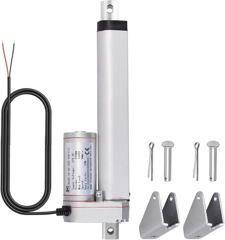 Justech DC 12V 100mm 4-inch 1500N 330lbs Linear Actuator Motor Heavy Duty for Car RV Electric Door Opener Industrial Agricultural Machinery Clean Sweeping Vehicles Vessels Cargo Medical Window in Saudi Arabia