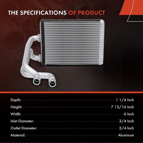 قلب سخان HVAC ممتاز متوافق مع نيسان مورانو 2015-2018، باثفايندر 2013-2019 وإنفينيتي QX60 2014-2019، JX35 2013-2013، 2.5 لتر 3.5 لتر in Saudi Arabia