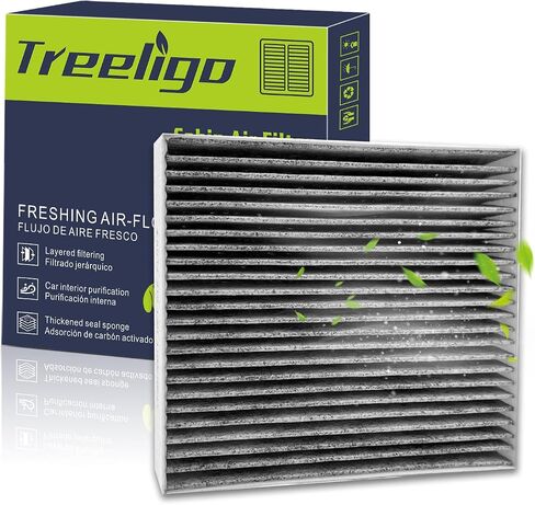 CF10727 Cabin Air Filter Compatible with BMV 1 Series M (2011), 128I/135I (2008-2013),135IS 323I 325I 325XI 328I 328XI 330I 330XI 335D 335I 335XI X1,Coconut Shell Activated Carbon Filter in Saudi Arabia