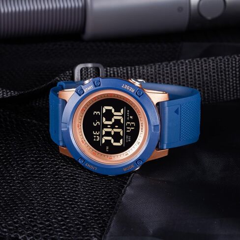 NAVIFORCE Mens Sports Waterproof Digital Chronograph Wrist Watches with Rubber Strap Stopwatch in Saudi Arabia
