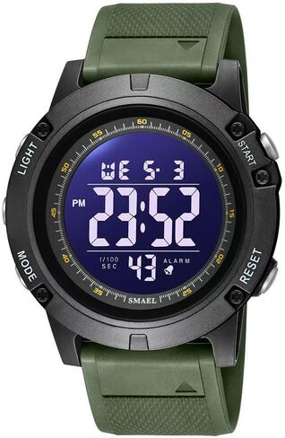 NAVIFORCE Mens Sports Waterproof Digital Chronograph Wrist Watches with Rubber Strap Stopwatch in Saudi Arabia