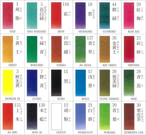 Kissho Japanese Painting Paint Horned Face Sai, Top Made in 8 Colors in Saudi Arabia
