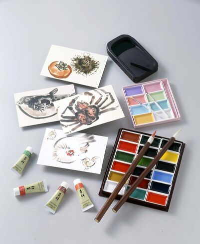 Kissho Japanese Painting Paint Horned Face Sai, Top Made in 8 Colors in Saudi Arabia