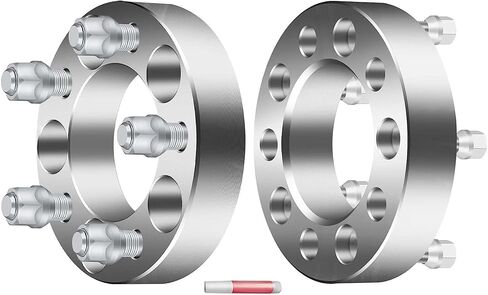 ECCPP 2PCS 1" 5 Lug Wheel Spacers 5x4.5 5x114.3mm to 5x114.3mm Wheel Spacers Kits 1/2x20 Studs 82.5mm fit 2007-2013 for Ford Edge 1981-2011 for Ford Ranger in Saudi Arabia