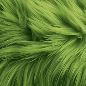 FabricLA Faux Fur Fabric - 8 Pieces Square Fur Material Fabric - 10" X 10" Inches (25cm x 25cm) - Shaggy Fur Patches Fabric Cuts Chair Cover Seat Cushion for DIY Craft - Black