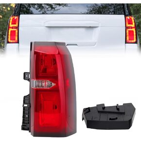 Tail Light Compatible with 2015-2020 Chevy Tahoe Suburban Rear Brake Turn Signal LED Driving Light Assembly Left Driver Side Replace 84467058