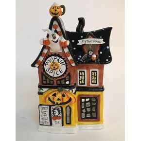 بيت شموع بلو سكاي كلاي وركس بامبكين سبايس لاتيه، بطول 16.25 سم × عرض 16.25 سم in Kuwait