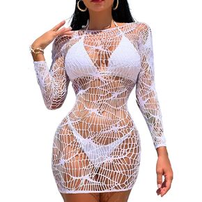 Sexy Lingerie for Women Naughty Fishnet Lingerie Set Bodysuit Outfits Teddy Erotic Sheer Mesh Lingerie