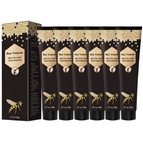 Bee Venom Gel, Bee Venom Gel Set (6-Pack), Bee Venom Cream, Bee Venom Joint Gel for Neck, Waist, Back of Hands, Feet and Legs