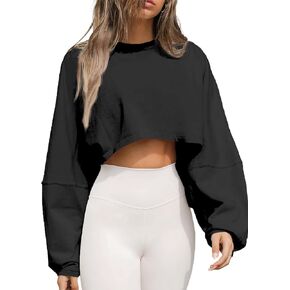 كنزة صوفية نسائية بأكمام طويلة من SOFIA'S Choice، بلوفر برقبة دائرية كبيرة الحجم in Kuwait