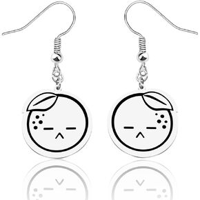 WSNANG K-POP Boy Band Gift Bangtan Boys Yoongi Earrings Army Fans Gift K-POP Music Lovers Gift Korean Boy Band Merchandise