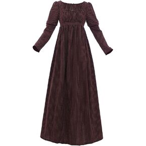 MyheroCos Women's Regency Dress Jane Austen Costume Renaissance Lady Costume Dress