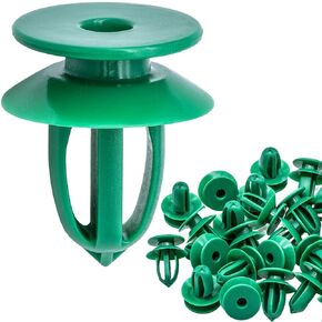 Rexka 30pcs Green Door Panel Trim Retainer Clips for GM 13252119 Buick Regal, Cadillac SRX, Chey Equinox & GMC Terrain