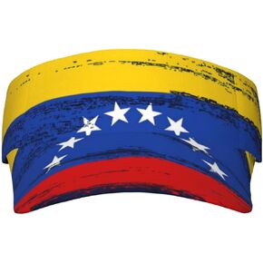 Venezuela Flag Venezuelan Visor Sun Visor Hat Funny Empty Top Baseball Cap Travel Beach Hat for Women Men