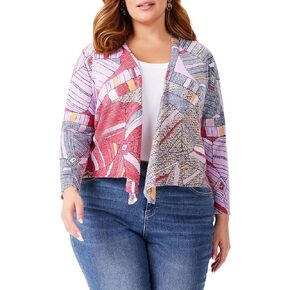 NIC+ZOE Women's Mosaic Floral 4-Way Cardigan