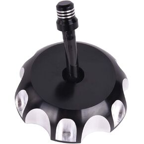 Billet Gas Fuel Tank Cap Cover w/Vent Hose for YAMAHA Raptor 125/250/350/660 All years, YFZ 450 2004-2013, TTR225 2003;Suzuki RMZ 250 2005-2011, Z250 2004-2011, DRZ125/DRZ125L 2003-2011