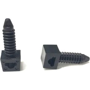 (25) 3/16" Black Push Mount Cable Tie Fin Clips