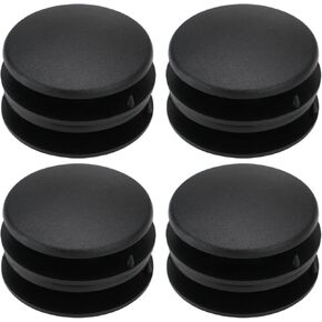 ECSiNG 4 Sets Car Dual Layer Carpet Clips 42mm Carpet Retainer Anti-Slip Buckle Black Plastic Round Floor Mats Buckle Plastic Car Floor Mats Fixing Clips