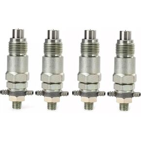 4pcs Fuel Injector 15271-53020 Diesel Injector Compatible with KUBOTA V1902 V1702 V1512 D1402 D1302 D950 D750 Engine