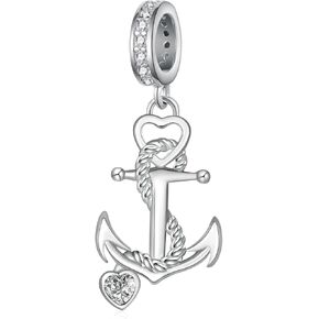 Anchor Charm 925 Sterling Silver Sailor Charms for Bracelets Anchor Jewelry Nautical Gifts for Women in Kuwait