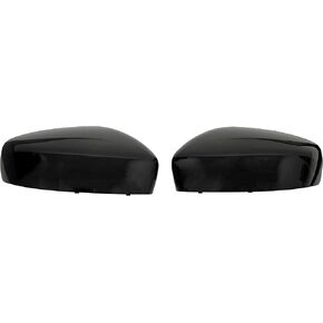 Gloss Black Door Wing Mirror Cover Caps Compatible with Infiniti G37 G25 Sedan Coupe