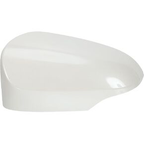 Motoforti Left Side Mirror Cover Cap, Rearview Mirror Cover Cap, for Toyota Yaris 2012-2019 for Models with Turn Signal Light, ABS, White