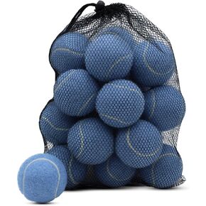 Magicorange Tennis Balls, 12 Pack Advanced Training Tennis Balls Practice Balls, Pet Dog Playing Balls, Come with Mesh Bag for Easy Transport, Good for Beginner Training Ball
