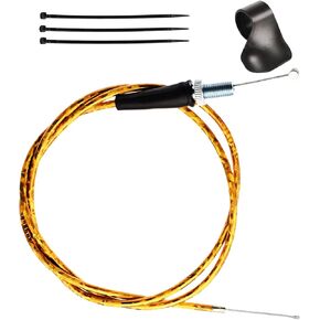 كابل خانق صغير للدراجة مقاس 50 بوصة لكابل خانق Mikuni لدراجة CT200U Coleman الصغيرة Baja Warrior 200cc سكوتر كهربائي (ذهبي)