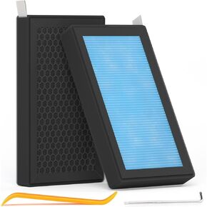 Leemone Tesla Model 3 Model Y Cabin Air Filter HEPA استبدال فلتر الكربون المنشط Tesla Accessories مجموعة من 2 استبدال فلتر هواء المقصورة Tesla (2016-2024)
