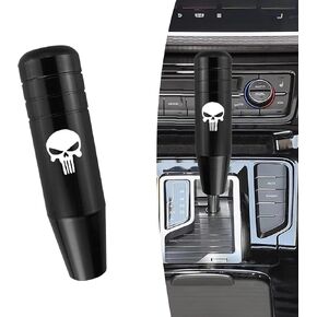 1 PC Car Gear Shift Knob, Metal Easy to Grip Shifter Knob with 3 Adapters, Perfect Match Modified Gear Lever Head, Universal for Most Manual Transmission Cars (Multicolor)