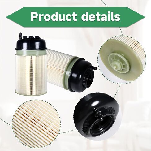 استبدال عنصر فلتر الوقود PF9908 A4720900551 A4720900651 FK13834 L5104F لديترويت DD13 DD15 DD16 لـ Freightliner M2 Cascadia Western Star 2013-2019 (عبوة من 1) in Kuwait