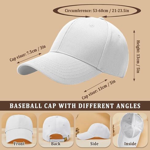 Taeku Baseball Cap Women Men Adjustable Cotton Vintage Golf Dad Hat for Running Outdoor Workouts in Kuwait