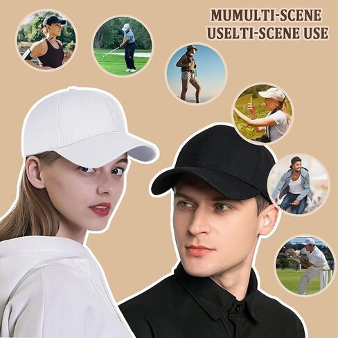 Taeku Baseball Cap Women Men Adjustable Cotton Vintage Golf Dad Hat for Running Outdoor Workouts in Kuwait