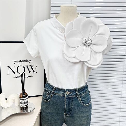 كبير جدا النسيج زهرة بروش دبوس للنساء الفتيات الأزياء حجر الراين المدقة زهور الكاميليا دبابيس اليدوية الصدار العروة التلبيب دبابيس أنيقة عطلة الزفاف حزب اللباس الملحقات in Kuwait