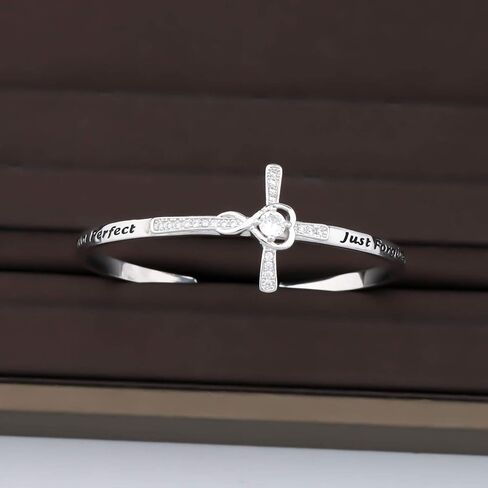 Faith Jewelry Christian Jewelry Religious Bracelet Not Perfect Just Forgiven Christian Cross Bracelet in Saudi Arabia