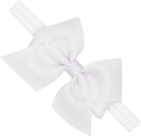 PLH Small Grosgrain Bow on Baby Band, Hot Pink, Small in Saudi Arabia