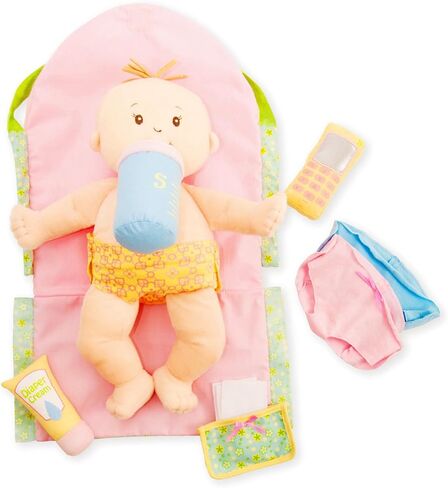 Manhattan Toy Baby Stella Baby Doll Carrier and Backpack Baby Doll Accessory for 12" and 15" Soft Dolls in Saudi Arabia