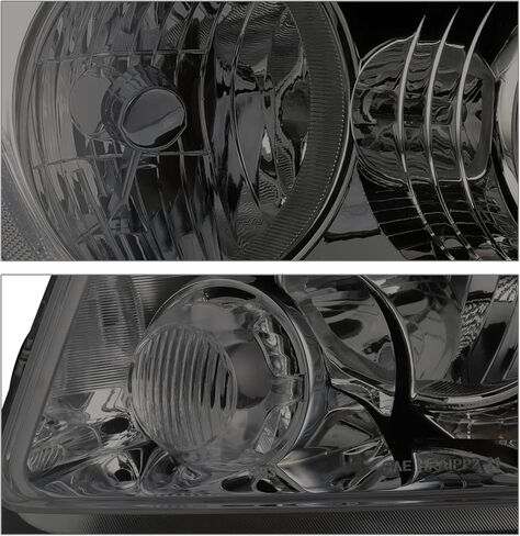 M-AUTO Headlights Assembly OE Style Left+Right Compatible with 11-13 Jeep Grand Cherokee, Black Housing Clear Lens Clear Corner Headlamps for Driver and Passenger Side in Kuwait